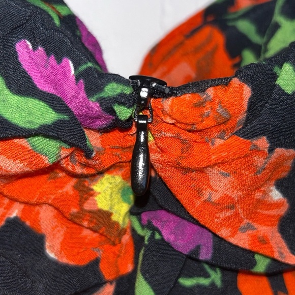 NWOT Zara off the shoulder floral mini dress - Picture 8 of 9